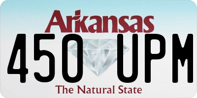 AR license plate 450UPM