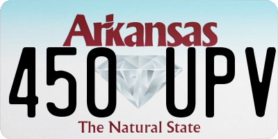 AR license plate 450UPV