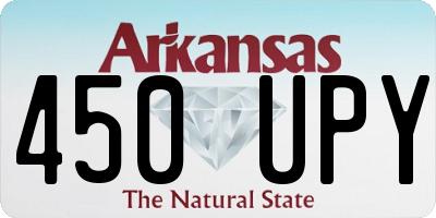 AR license plate 450UPY