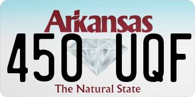 AR license plate 450UQF