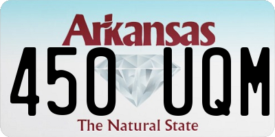 AR license plate 450UQM