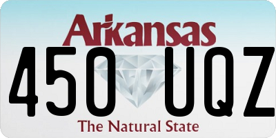 AR license plate 450UQZ