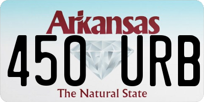 AR license plate 450URB