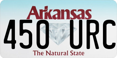 AR license plate 450URC