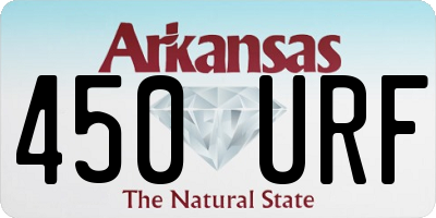 AR license plate 450URF