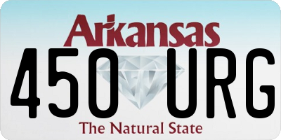 AR license plate 450URG
