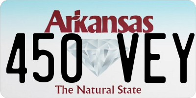 AR license plate 450VEY