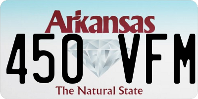 AR license plate 450VFM