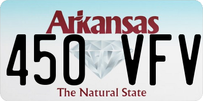 AR license plate 450VFV