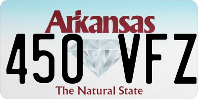 AR license plate 450VFZ
