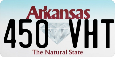 AR license plate 450VHT