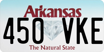 AR license plate 450VKE