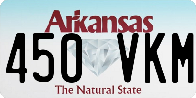 AR license plate 450VKM