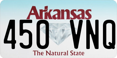 AR license plate 450VNQ
