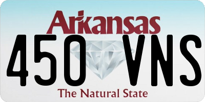 AR license plate 450VNS