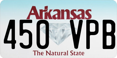 AR license plate 450VPB