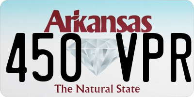 AR license plate 450VPR