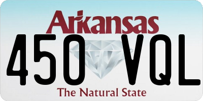 AR license plate 450VQL