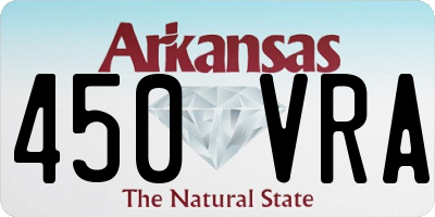 AR license plate 450VRA