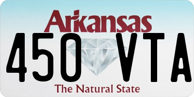 AR license plate 450VTA