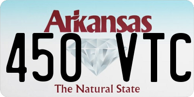 AR license plate 450VTC