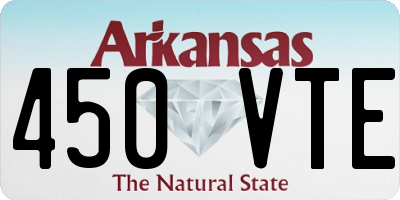 AR license plate 450VTE