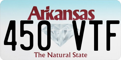 AR license plate 450VTF