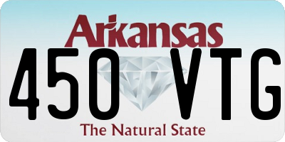 AR license plate 450VTG
