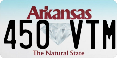 AR license plate 450VTM
