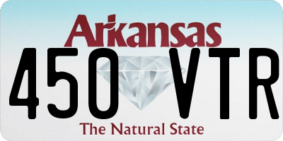 AR license plate 450VTR