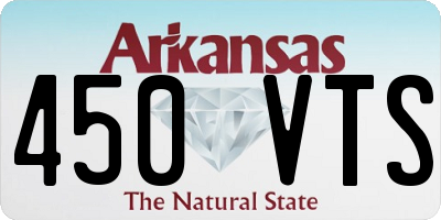 AR license plate 450VTS