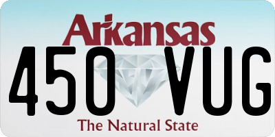 AR license plate 450VUG