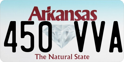 AR license plate 450VVA