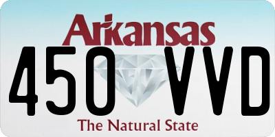 AR license plate 450VVD