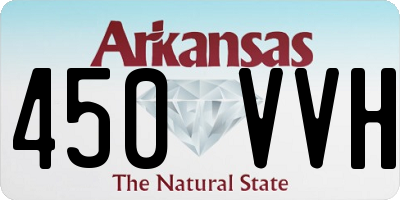 AR license plate 450VVH