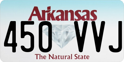 AR license plate 450VVJ