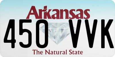 AR license plate 450VVK