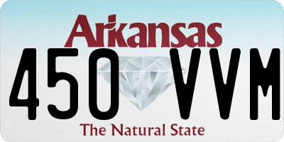 AR license plate 450VVM