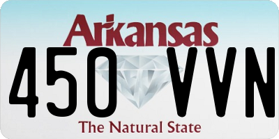 AR license plate 450VVN