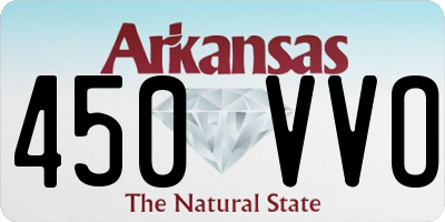AR license plate 450VVO