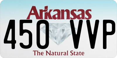 AR license plate 450VVP