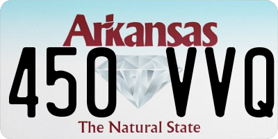 AR license plate 450VVQ