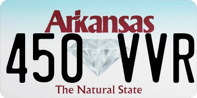 AR license plate 450VVR