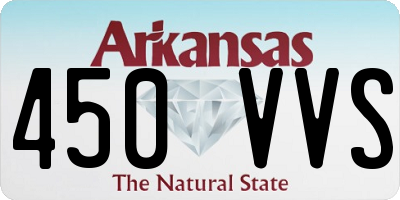 AR license plate 450VVS
