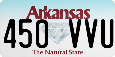 AR license plate 450VVU