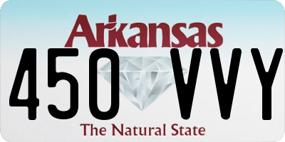 AR license plate 450VVY