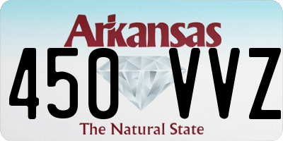 AR license plate 450VVZ