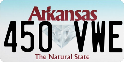 AR license plate 450VWE