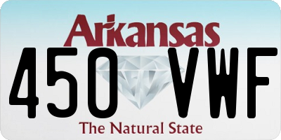AR license plate 450VWF