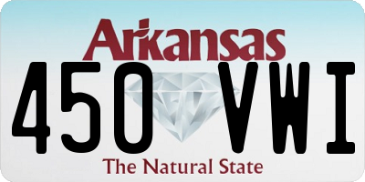 AR license plate 450VWI